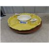 Image 2 : Lamp & Lazy Susan Server