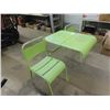 Image 2 : Metal Folding Yard Bench/ Table