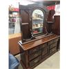 Image 2 : Dresser & Mirror, & Dresser 65" x 39" x 19" Plus Mirro 40" x 58"