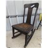Image 2 : Wooden Rocking Chair w Kane & Bar Stool