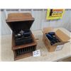 Image 1 : Edison Table Top Cylinder Gramophone w 21 Cylinder