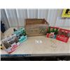 Image 1 : 7 Up Crate & 4 x 6 Pack Carriers & 24 Bottles