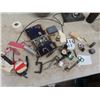 Image 3 : Desk Rotary Phone, Swans Cake Tin w Adv. Sewing Notions Plus More