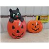 Image 1 : 2 Light Up Outdoor Halloween Ornaments