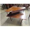 Image 2 : 2 End Tables 1) Step Back 22" x 17" x 30" & Corner Table 26" x 32" x 32"