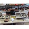 Image 1 : Kitchen Sink, Caulking Guns, Nails, & Carpenters Belt