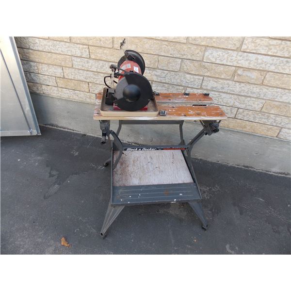 3450RPM Bench Grinder 6" with 1/3HP motor on Workmate stand