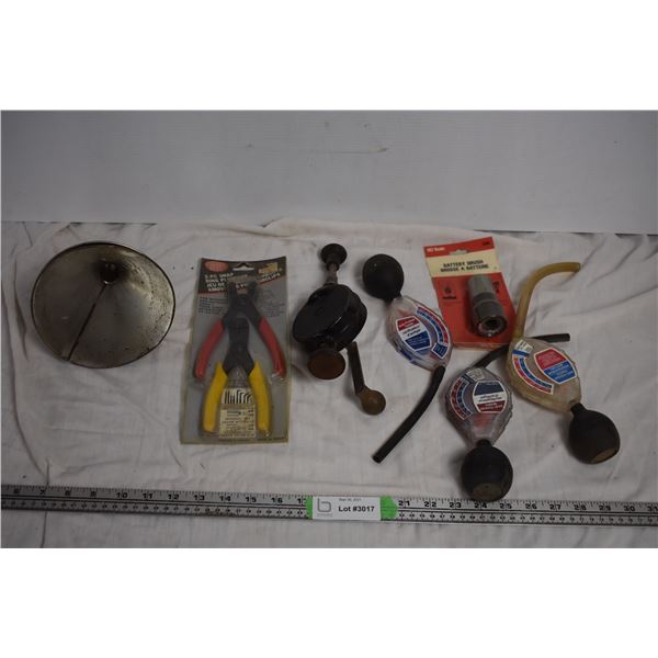 Snap Ring Pliers, Anti-Freeze Testers, and Misc Tools
