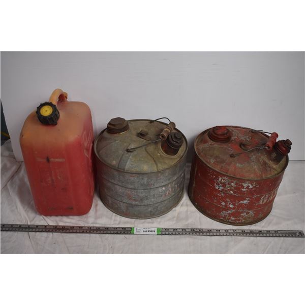 3 Gas Cans