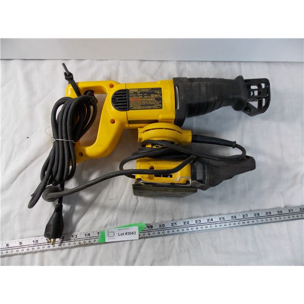 Dewalt Palm Sander + Sawzall (working)