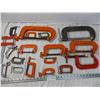 Image 1 : 16qty Metal C-Clamps - various sizes - 2"-8"