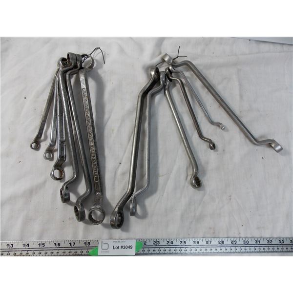 SAE Box End angled wrenches