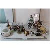 Image 1 : Christmas Scene ornaments - Snowmen (with storage container)