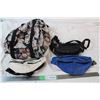 Image 1 : 3 fanny packs, snowman bag