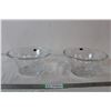 Image 1 : Bohemia crystal bowls 8" diamiter 4" tall