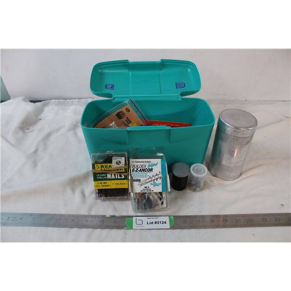 Various nails and screws