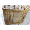 Image 3 : Possibly wicker or bamboo, woven basket 11" tall, 1'8" wide