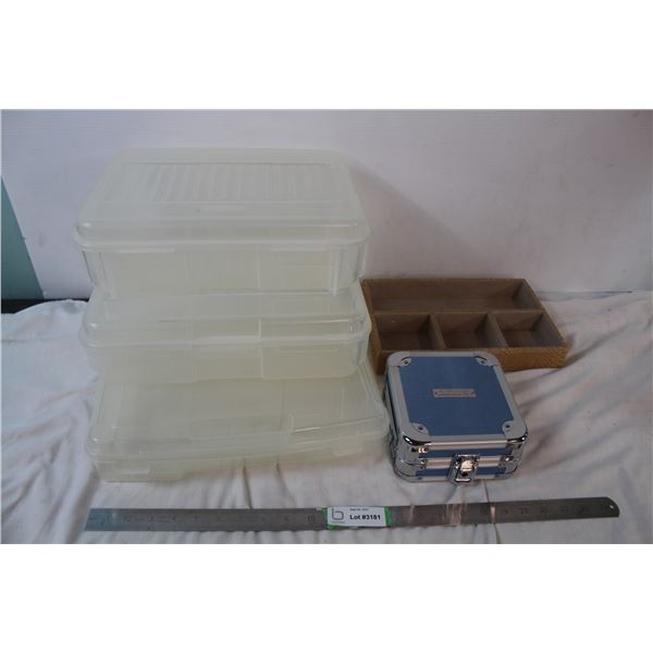 Various storage containers