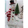 Image 3 : Holiday decor, lava lamp snowman, witch, metal snowman
