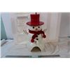 Image 1 : Ceramic Snowman tea light
