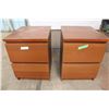 Image 1 : Pair of nightstand dressers - 22"T, 16"W, 19"D