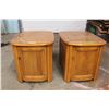 Image 1 : Pair of end tables - 22"T, 21"W, 28"D