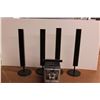 Image 1 : 5 Sony Speakers with Encore music center player (untested)