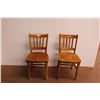 Image 1 : Pair of Wooden Chairs
