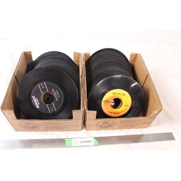 Two boxes of 45RPM Records