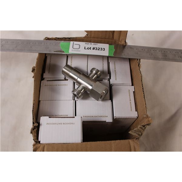 (lot of 10) Stainless Steel (SUS304) Bathroom Faucet ends