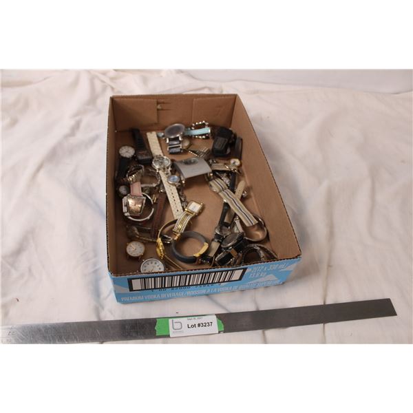 assortment of watches and watch parts - for repair