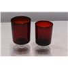 Image 2 : Ruby coloured glasses