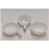Image 3 : Set of 3 cups & saucers. Misc bowls/dishes
