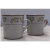 Image 2 : Purple flower dish set w/ mugs