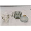 Image 5 : Candle Holders, Glass Candy Containers, Glass trays