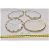 Image 1 : Gold rimmed serving trays