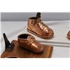 Image 2 : Copper shoe decorations, 2 pairs.