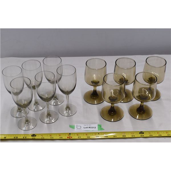 Misc. different drinking glasses