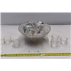 Image 1 : Punch bowl & cups w/ Misc. extra cups
