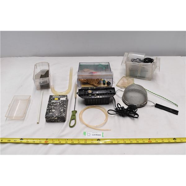 FIsh tank cleaning supplies