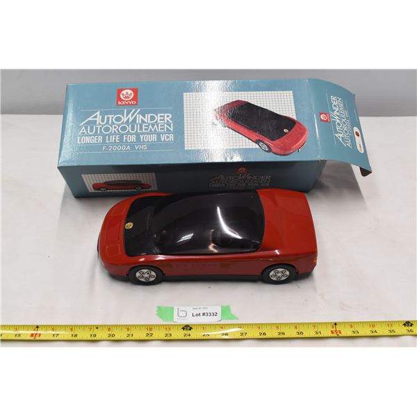 Kinyo VCR Autowinder, Red sports car style
