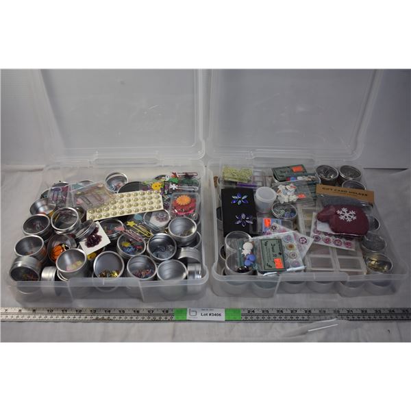 2 Boxes of Misc Crafting Supplies