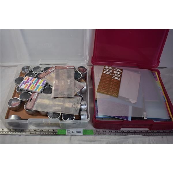 2 Boxes of Misc Crafting Supplies