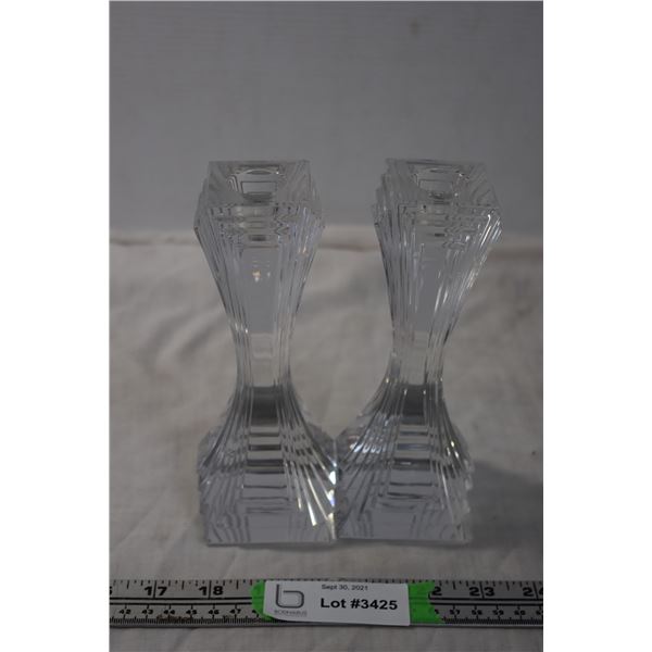 Crystal Candlesticks