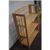 Image 2 : Wood Shoe Rack - 37"H x27.5"W, 10.5"D