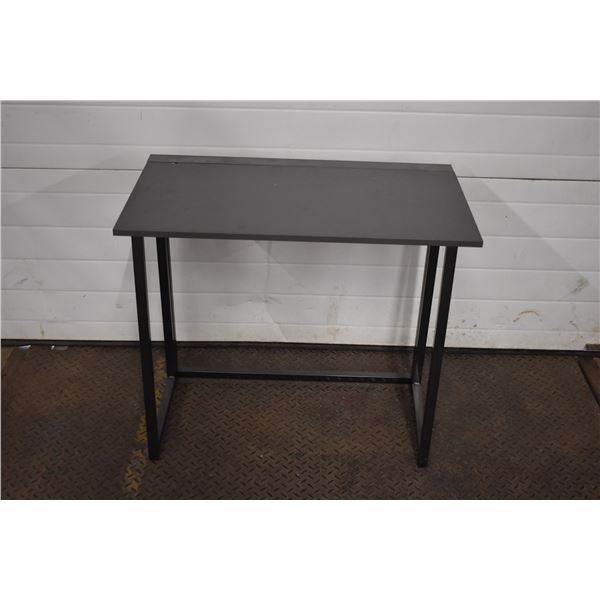 Metal leg (wood top) folding Bench - 29"H, 31.5"W. 17.5"D