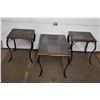 Image 1 : 3 stone topped coffee/end tables