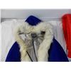 Image 5 : Hooded Fur + Felt coat - hand made - with sleeping bag + pillow