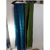 Image 2 : 4 scarves,- two silk looking + soft fuzzy one, one cloth