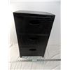 Image 1 : Leather looking 3-tiered storage box - 24" x14" 10.5"